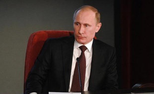 Le président russe Vladimir Poutine, à Moscou le 21 mars 2014