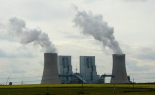 La centrale à charbon de RWE à Grevenbroich, dans l'ouest de l'Allemagne, le 11 septembre 2012