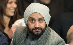 Cyril Hanouna, le 6 octobre 2014, au Parc des Princes, à Paris.