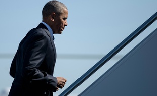 Le président Barack Obama, le 29 juin 2016 sur la base Andrews, près de Washington