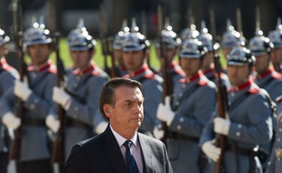 Jair Bolsonaro le 23 mars 2019. (AP Photo/Esteban Felix)
