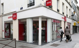 Une boutique SFR.