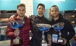 Les trois gagnants de la sélection.
