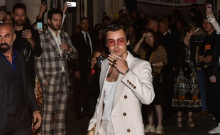 Le chanteur et acteur Harry Styles à Rome