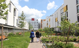 Illustration de constructions récentes à Rennes, ici dans le quartier Jacques-Cartier.
