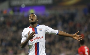 Maxwel Cornet, ici après son but inscrit lors du festival offensif jeudi dernier en Ligue Europa contre Alkmaar (7-1).