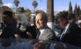 L'ancien Premier ministre Alain Juppé, le 28 février 2016 à Tunis, en Tunisie.