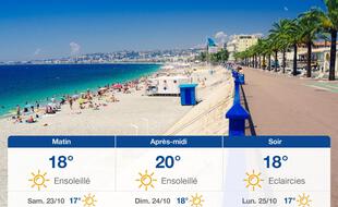 Météo Nice: Prévisions du vendredi 22 octobre 2021