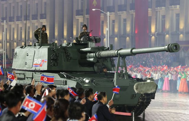 Les chars d’assaut étaient de la partie.