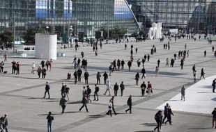 Le parvis de la Défense, dans les Hauts-de-Seine. (illustration)