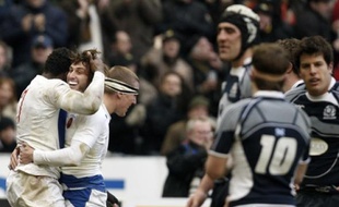 L'équipe de France s'impose 22-13 face aux Ecossais le 14 février 2009.