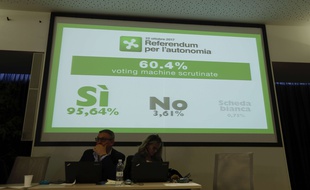 Les résultats du référendum sur l'autonomie à Milan, le 22 octobre 2017.