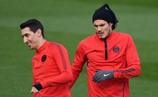 Cavani s'est entraîné avec le groupe