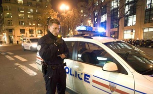 La compagnie de securisation en patrouille à Paris, le 18 décembre 2009