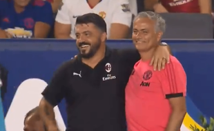 Gattuso et Mourinho en mode bonne ambiance