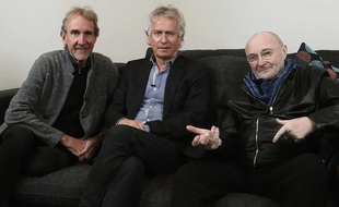 Mike Rutherford, Tony Banks et Phil Collins de Genesis en 2020