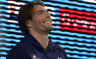 Le nageur français Camille Lacourt, le 4 août 2013 à Barcelone.