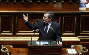 Le président LR de sa commission des Lois du Sénat, Philippe Bas, à Paris le 16 mars 2016