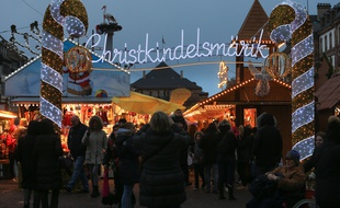 Strasbourg le 26 novembre 2017. Illustrations marché de Noël.