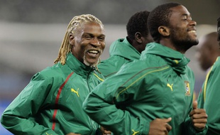 Rigobert Songa, le 23 juin 2010 avec la sélection camerounaise.