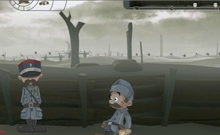Extrait du jeu vidéo History game, basé sur le programme histoire des classes de 3e.