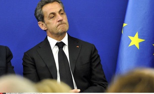 Nicolas Sarkozy à l'inauguration de l'Institut Claude Pompidou, centre de soin et de recherche sur la maladie d'Alzheimer.