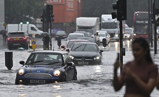 Londres sous l'eau.