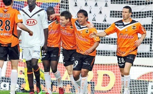 Kevin Gameiro (au centre) a marqué le but qui prive Bordeaux de trois précieux points.