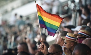Cérémonie d'ouverture des Gay Games à Paris, le 4 août 2018.
