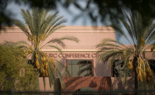 Le site où a eu lieu une attaque meurtrière à San Bernardino, en Californie