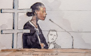 Fabienne Kabou lors de son procès en 2016.