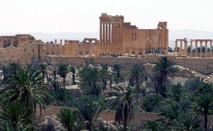 Les ruines de la cité ancienne de Palmyre.