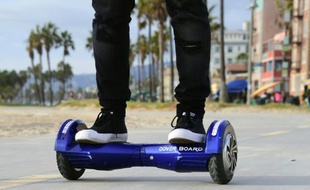 Un hoverboard à Venice Beach le 10 décembre 2015