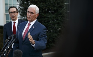 Le vice-président des Etats-Unis Mike Pence