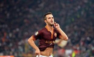 Miralem Pjanic après son but contre Naples, le 18 octobre 2013.
