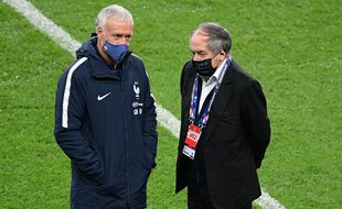 Didier Deschamps et Noël Le Graët, pas vraiment d'accord sur le projet d'un Mondial biennal.