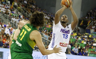 Boris Diaw était trop seul face au Brésil, le 30 août 2014 à Grenade.