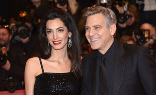 Amal et George Clooney, au Festival de Berlin, le 16 février 2016.