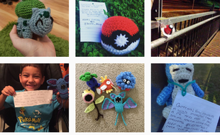 Les amateurs de crochet ont décidé d'offrir aux joueurs de Pokémon GO de vraies figurines.