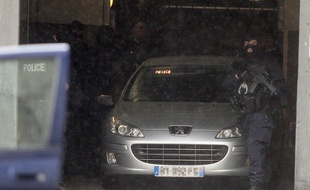 Redoine Faïd quitte le palais de Justice de Lille, en 2013.