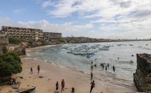 La plage de Mogadiscio, en Somalie, le 11 octobre 2014.