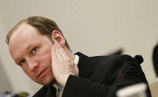 Anders Breivik, le 22 juin 2012, au dernier jour de son procès à Oslo (Norvège).
