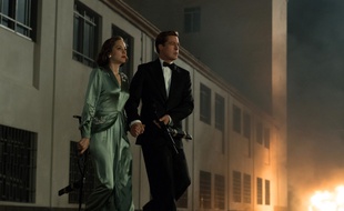 Marion Cotillard et Brad Pitt dans Alliés de Robert Zemeckis
