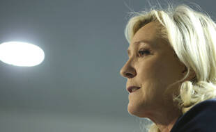 Marine Le Pen, présidente du RN et candidate à l'élection présidentielle.