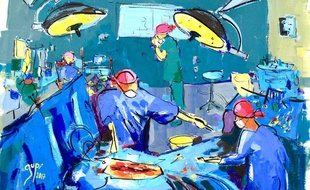 Les tableaux de Pierre Guéroult sont visibles au CHU de Nantes