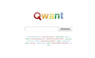Qwant, un nouveau moteur de recherche français lancé le 13 février 2013.