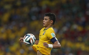 Thiago Silva sous le maillot du Brésil, le 17 juin 2014.