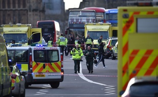 Attentat à Londres le 22/03/2017.