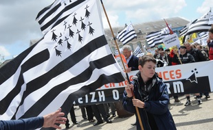 Manifestation pour la réunification de la Bretagne à Nantes en 2011