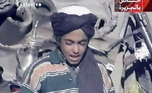 Hamza ben Laden, le fils de Oussama ben Laden, le 7 novembre 2001.